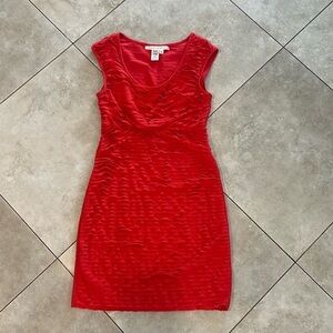 Max Studio Red Pullover Sleeveless Dress Size Small